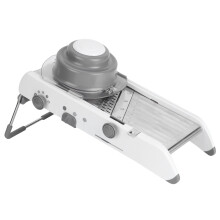 Mandolina com múltiplas configurações de corte, utensílio de cozinha antiderrapante, fatia, rala, corta flores, cortes ondulados, picador de
