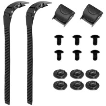 2 Set di Ricambio per Scarpe da Pattinaggio con Cinturino in Linea per Skateboard Cinturino per Energia con Fibbie per Skateboard Viti per Uomo Donna