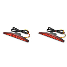 2X Motorcycle Tail Light LED Brake Light for Breakout EFI FXSB CVO 2013-2017 (Red)