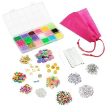 LEXIBOOK CRAZART - Ateliê de pulseiras de amizade com pérolas - 18 cores