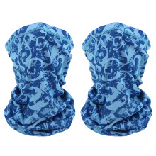 Seamless Neck Gaiter UPF 50 Protection Sweat Absorbing Quick Dry Breathable Fabric Outdoor Face Mask Poly Spandex Stretch Tube Scarf for Hiking Runnin