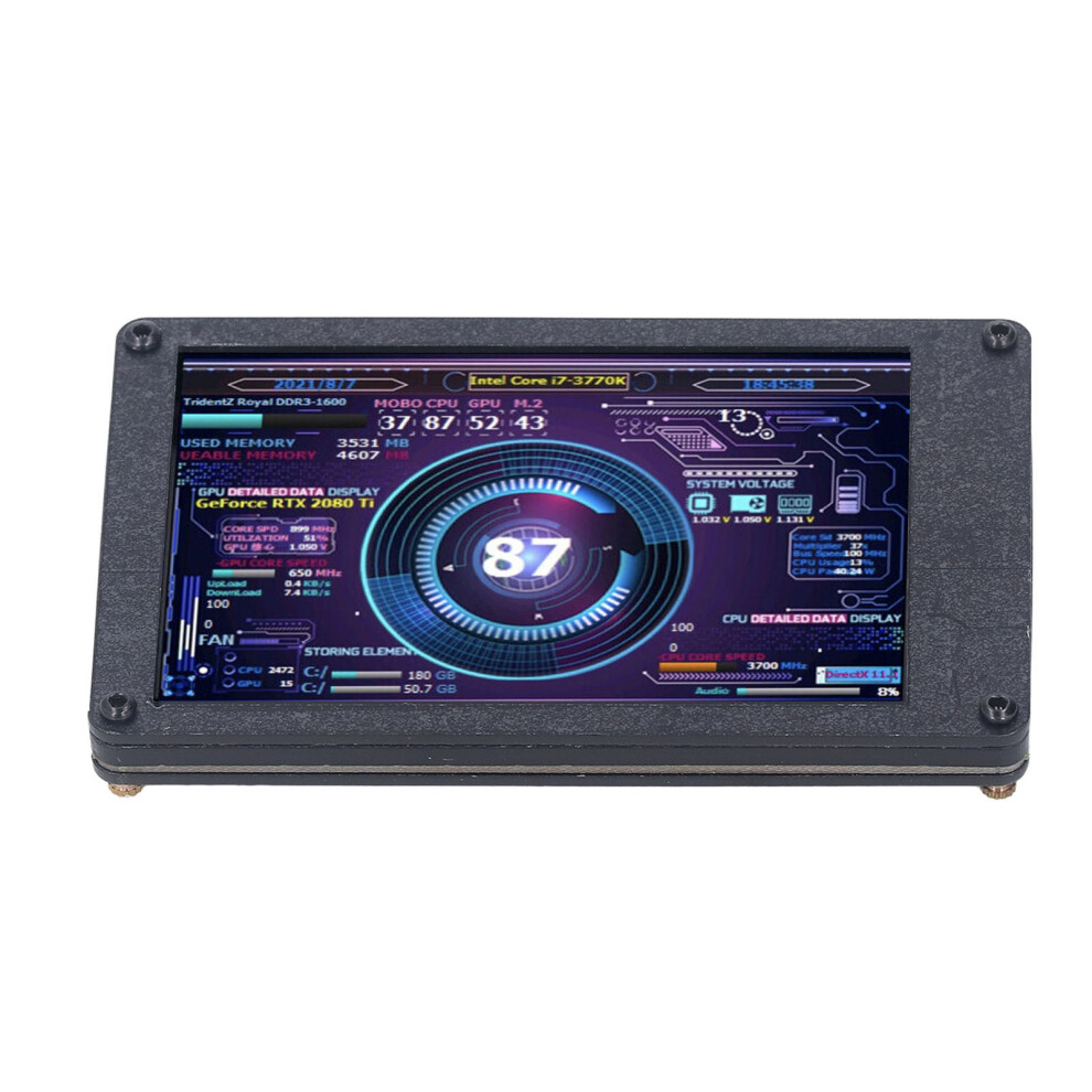 Usb Mini 3.5" Ips Screen With Adjustable Brightness For Windows & Raspberry Pi 4981371569258