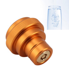 TR21 4 Aluminium Messing CO2 Schnellkupplung für Sodawasser-Bubbler Gelb