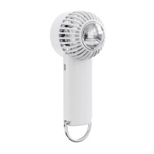 Mini-Tragbarer Ventilator für Damen, Wimpern-Make-up-Ventilator mit 3 Geschwindigkeitsstufen, wiederaufladbarer Handventilator, USB-Akku für