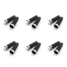 12x Motorcycle 7/8 Inch 25mm Handle Grip Handlebar Grip Rubber Gel Sleeve for Steed400 Steed600 VLX Steed 400 600