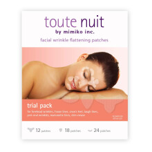 Toute Nuit Rimpel Patches, Gezichtstape, Proefpakket - 3 Vormen Voorhoofd, Ogen en Lippen - 54 Patches