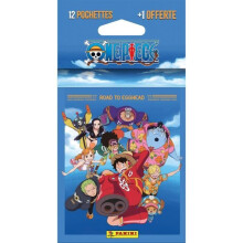 Blister - PANINI - ONE PIECE ROAD TO EGGHEAD - 12 buste + 1 in omaggio - 65 carte