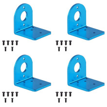 4X Supporto Motore, Regolabile per Auto Rc Supporto Motore con Viti per Auto Rc 1:12 12428 12423 Fy-03