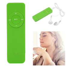 Mini Music Player 64GB Expandable Green MP3 with Long Battery Life
