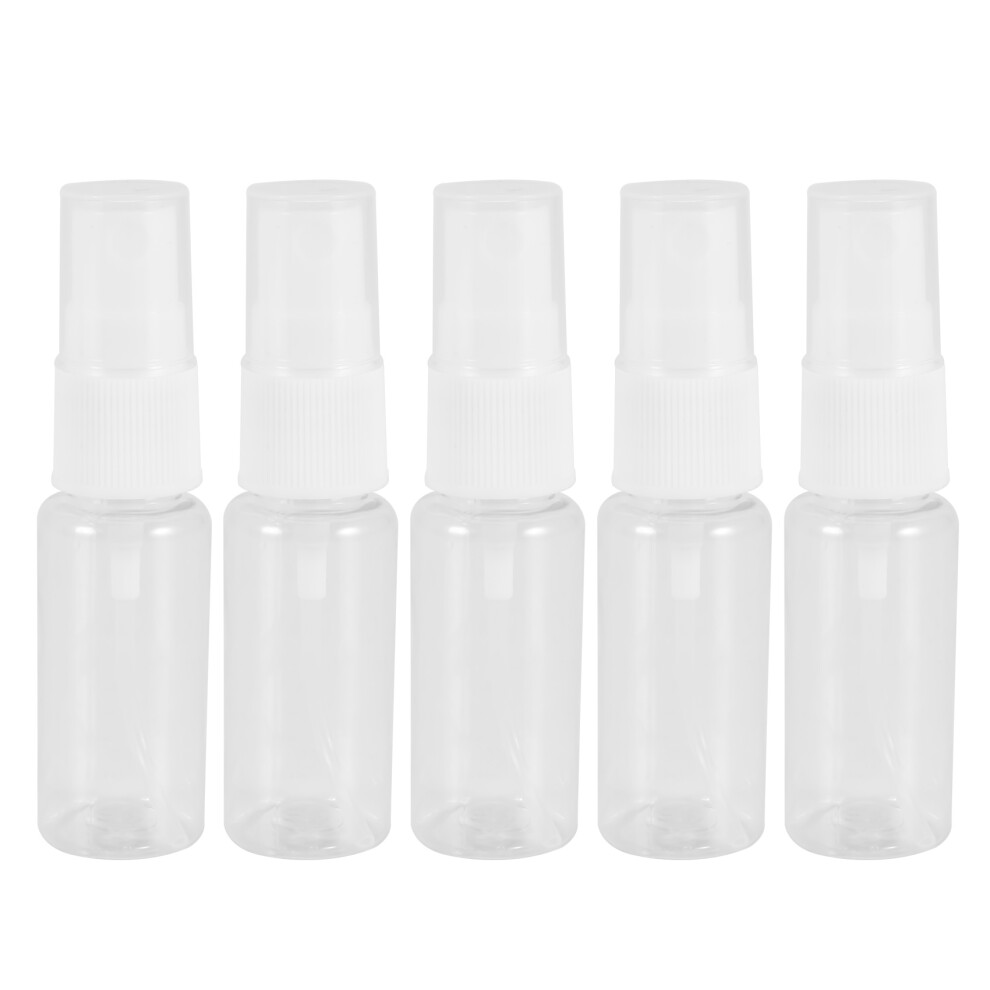 5Pcs Beauty Transparent Plastic Perfume Empty Spray Bottle Small Travel Bottle With Fine Spray Bottle 20Ml Light Wella Elements