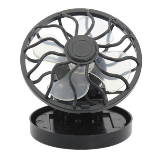 (Square )Hot Energy Saving Clipon Solar Cell Fan Sun Power Energy Panel Cooling Portable 1