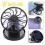(Square )Hot Energy Saving Clipon Solar Cell Fan Sun Power Energy Panel Cooling Portable 9