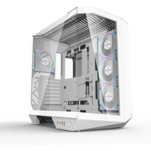 Gehäuse ohne Netzteil - Cube - ATX-Format - DARKFLASH DY470 - Weiß