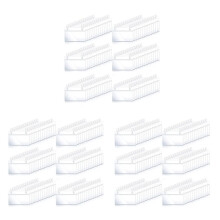 240 Stks Plastic Mand Label Houders Prijskaartje Ticket Hanger Clips met Knop Ontwerp Slot Sluiting voor Markt Kruidenier!