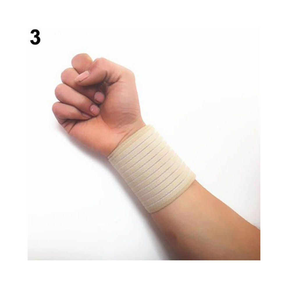 (Nude) Elastic Wrist New Ankle Hand Elbow Knee Brace Gym Sport Guard Support Bandage