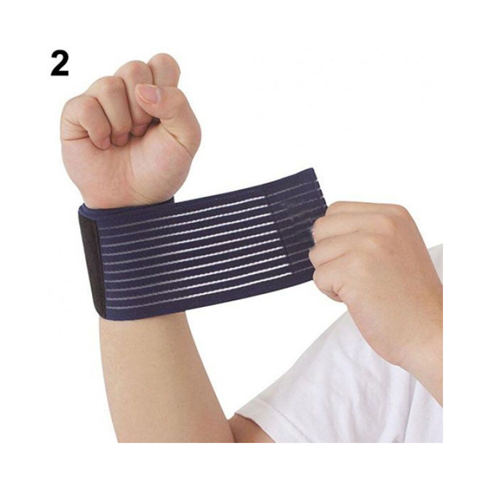 Black (Black) New Elastic Wrist Ankle Hand Elbow Knee Brace Gym Sport Guard Bandage Support