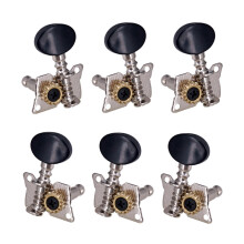 Acoustic Guitar String 3R3L Open Button Tuning Key Tuner Pegs Head Kno