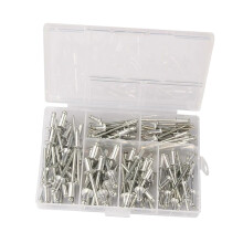 120 Pieces Blind Rivets Multipurpose Storage Case Portable Nail Pull M