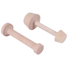 2 StüCk Holz Tamper Set Torten Form Holz Formen Ei Torten Tamper GebäCk Werkzeuge Torte Tamper Mach Es Selbst Kuchen GebäCk Werkzeuge