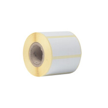 Adhesive Label Printer - BROTHER - BDE-1J026051-060 - White - 5.1 cm x 2.6 cm - 6000 labels