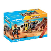 PLAYMOBIL 71862 Überfall auf die Postkutsche im Wilden Westen, Promo Packs, Western, Für Sammler, 58 Teile, Ab 14 Jahren