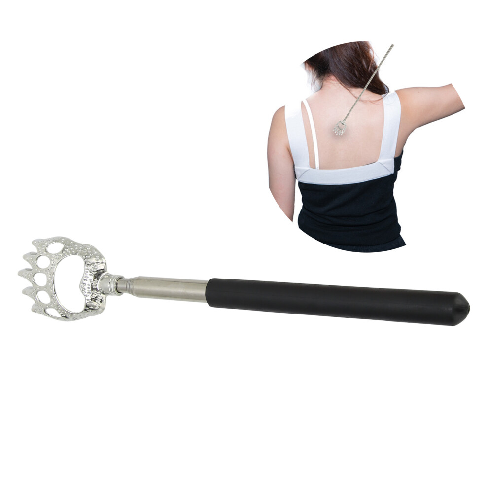 Telescopic Stainless Back Scratcher & Massager for Head & Feet