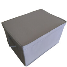 (LightGrey, M) Cloth Storage Oxford Bench With Foldable Design For Living Room Organization