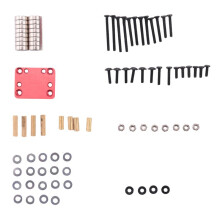 Fija Invisible MagnéTico Poste de CarroceríA de Coche RC para 284131 K969 K989 P929 -Q 1/28 RC Coche Piezas de