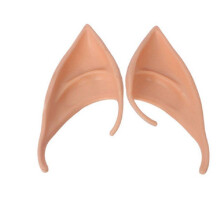 (Skin Color, S) 2 Pairs Elf Ears Rubber Latex Prosthetic Angel Pixie Party Fairy Cosplay