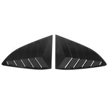 Scratch Resistant Rear Side Window Louvers Car Exterior Accs For CRV 2017-2021 Sporty Look Scoop Cover Blinds High-Quality ABS Plastic Luxury