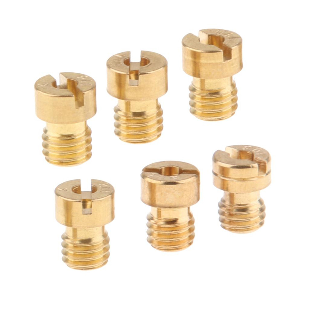 6 Pieces Carburetor Main Jet Kit For Pwk 105.108.110.112.115.118 6901423360570