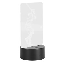 Luce Notturna 3D a forma di baseball 205 g 8.8/19/9.5 cm 7Colori