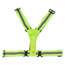 LED Reflective Running Vest,Adjustable Elastic Running Safety Gear LED Light Vest Perfect for Running,Walking,Cycling