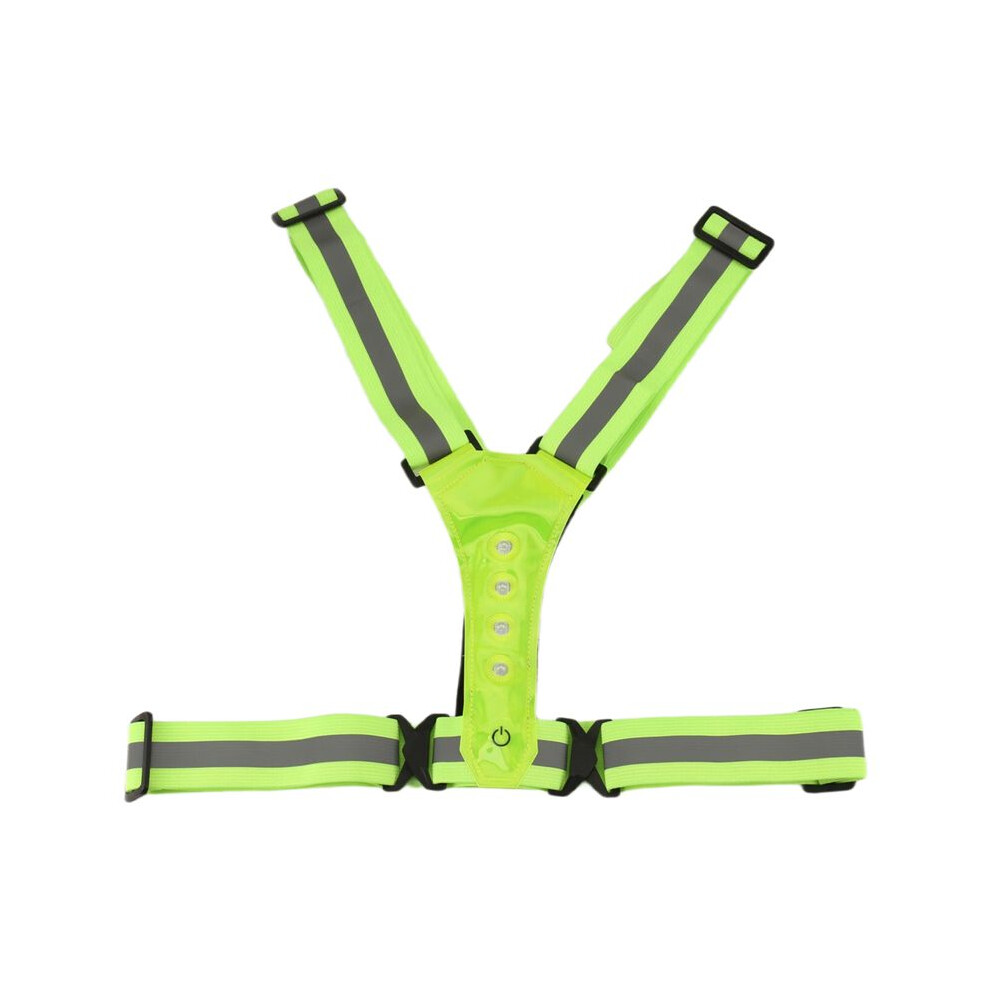 Led Reflective Running Vest,Adjustable Elastic Running Safety Gear Led Light Vest Perfect For Running,Walking,Cycling 4711587016242