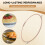 4Pack Microwave Roller Ring Microwave Oven Turntable Ring Plate Tray Support Ring for Glass Plate Tray Supporting 6