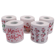 Rolo de Papel Do Papai Noel 5 Estilos Toalhas de Papel de Seda DecoraçõEs de Natal Do Quarto Do Papai Noel de Natal Papel HigiêNico 5 Rolos