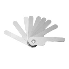 Fühlerlehren-Set aus Edelstahl, doppelt markiertes metrisches und imperiales Spaltmessgerät für professionelle Anwendungen, flexible Klingen für