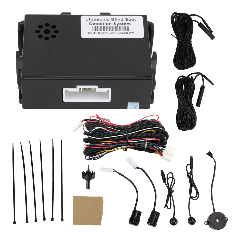 Car Blind Spot Monitoring System Driving Assistance Accident Prevention In Bad Weather With Buzzer Warning Indicators Smart Monitor Assistant Mode 9437117395551