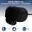 Waterproof Winter Hats Warm Polyester Lined Earflaps Baseball Cap,Black 3