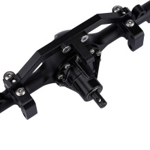 Eje Delantero Trasero de AleacióN de Aluminio CNC D90 para 1/10 RC Crawler RC4WD D90 D110 Gelande II TF2 Yota II Piezas de ActualizacióN del Eje, 2