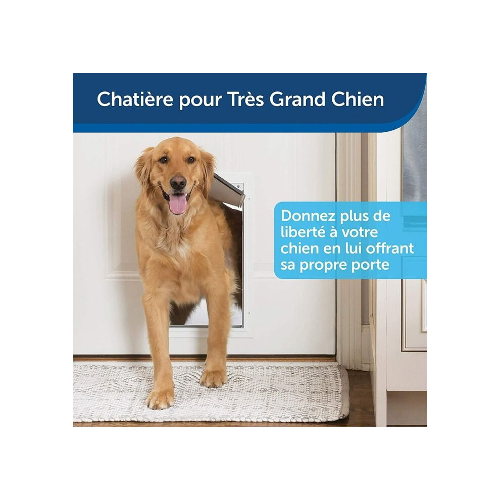 PetSafe Magnetic Pet Flap Gate Puppy Door Cat Dog 660 Aluminium