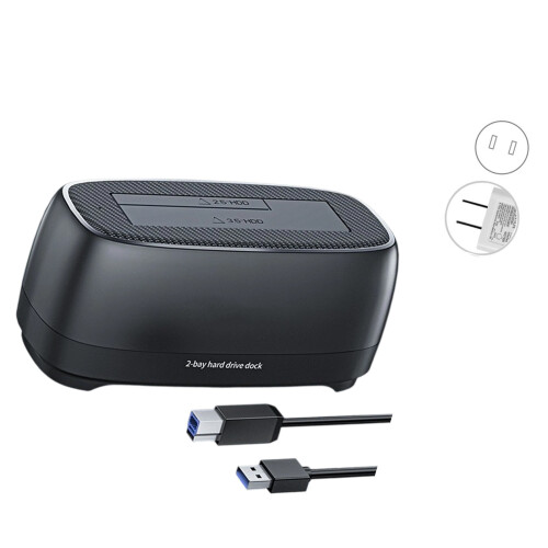 Hard drive Dock Double Slot USB3.0-Standard style USB interface