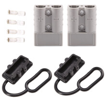 50A 1/0 AWG Battery Connection Harness Plug Connector Winch Plug Quick Disconnect for UPS Battery Pack Trailer Forklift
