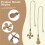 8x Plafondventilator Pull Chain Fan Extension Chain Fan Chain Pulls Decoratieve 12 Inch Plafondventilator Chain 10