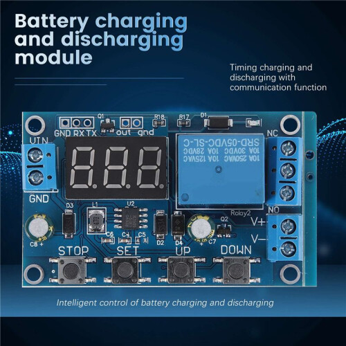 6-40V Battery Charger Control  Undervoltage Overvoltage Protection Board Auto Cut Off Disconnect Controller 2