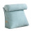 Comfortable Support Pillows for Adjustable Reading, Humanized Design Triangle Cushion with Side Compartment in Lake Blue (45X45X20) 1
