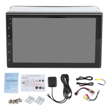 Autoradio compatibel met achteruitrijcamera, CarPlay, Android Auto, Bluetooth, handsfree, FM-radio, touchscreen, stuurwielbediening en