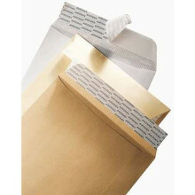 Envelopes Kraft - LIDERPAPEL - K-36 - Pacote de 100 - 370 x 450 mm - 90 g - Fecho de silicone