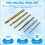 6Pcs Titanium Drill Saw Bit Set, HSS Serrated Bit Hole Drilling, 3-8mm Carpenter Hacksaw Drill Bits Kit 2