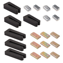 6 Conjuntos de Kit de Balanceamento de Lâminas de Ventilador de Teto o Kit de Balanceamento de Peso do Ventilador Inclui Peso Autoadesivo de Metal 5G